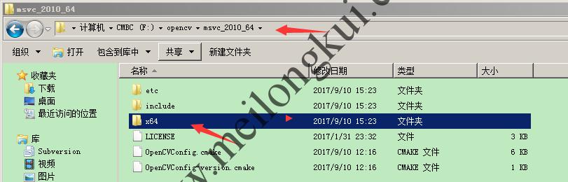 OpenCV从源码编译后生成的目录结构