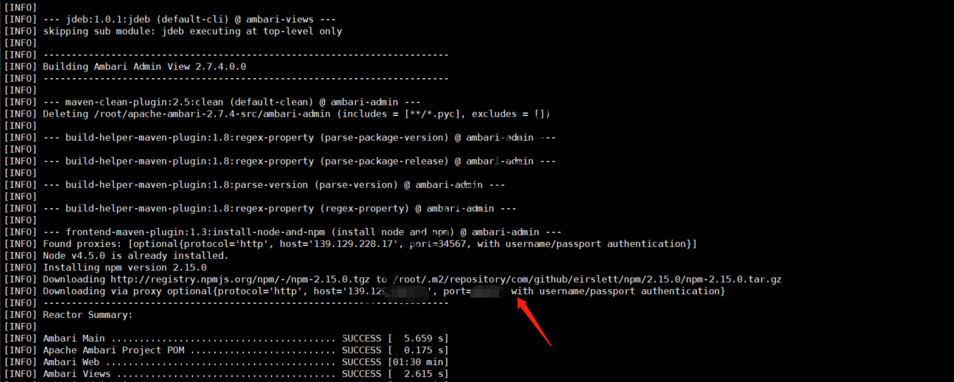 frontend-maven-plugin使用http代理