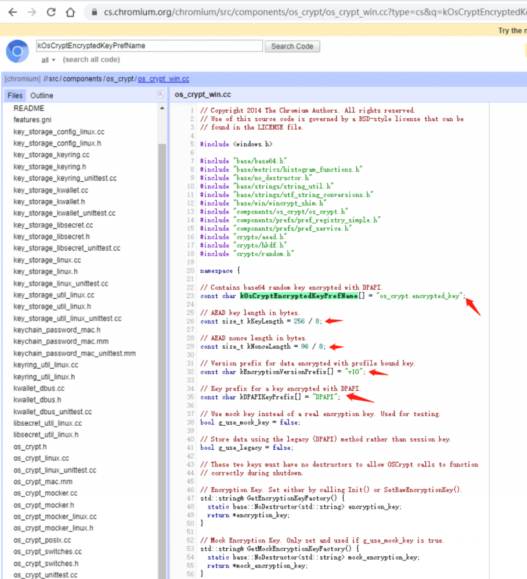 Chrome浏览器Cookie及密码解密的分析过程及Java实现（Windows平台下v10及以上Cookie文件encrypted