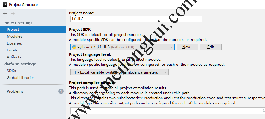 IDEA配置Python SDK